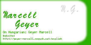 marcell geyer business card